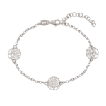 Lebensbaum armband silber