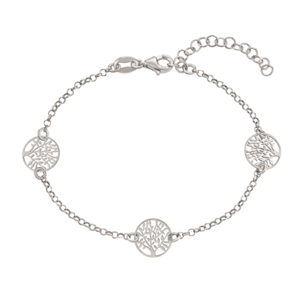 Lebensbaum armband silber