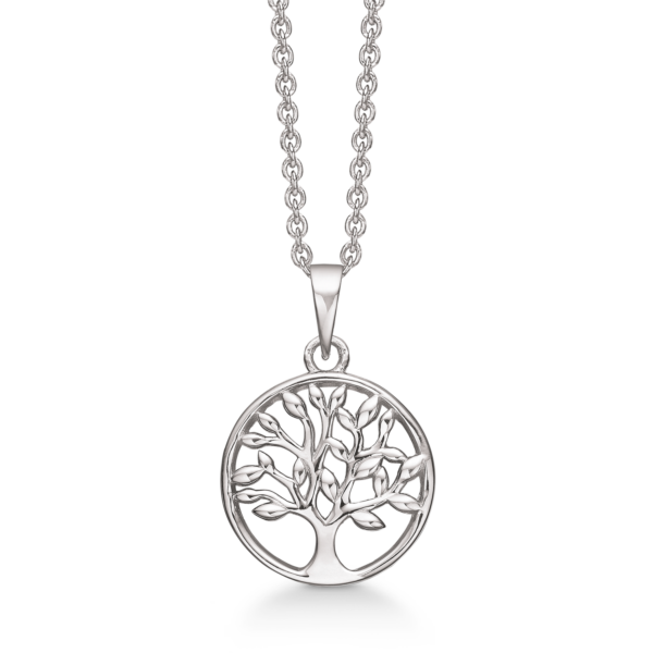 Arkandi Lebensbaum Kette Silber - 42-45 cm