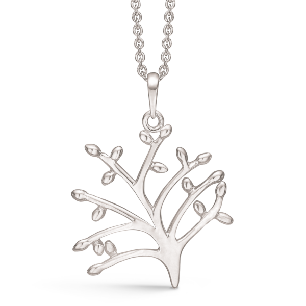 Arkandi Lebensbaum Kette in Silber - 42-45 cm
