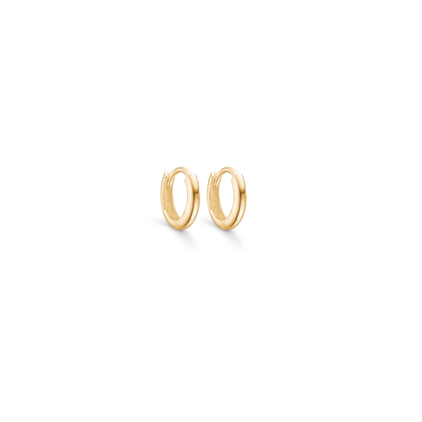 Gold Creolen 8 Karat. 1,6 x 10 mm.