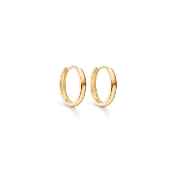 Creolen Ohrringe aus Gold 8 Karat. 2,2 x 15 mm.