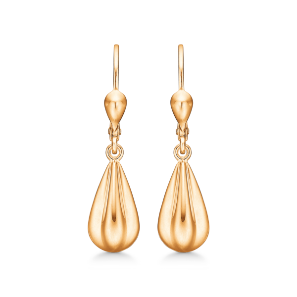 Hängende Ohrringe aus 8 Karat Gold