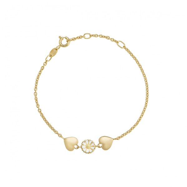 Lund Copenhagen Gänseblümchen Armband 7,5 mm + hj.fg.925