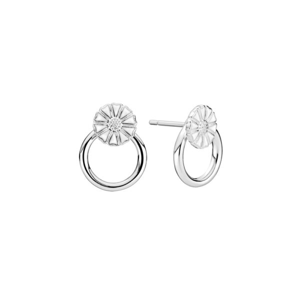 Lund Copenhagen Gänseblümchen Ohrstecker. 7,5 mm 925