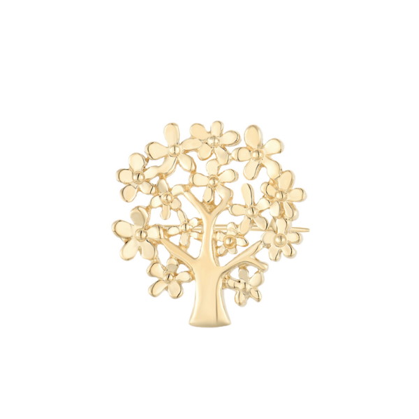 Silbervergoldete Lebensbaumbrosche