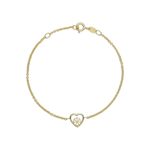 Lund Copenhagen Gänseblümchen Armband hj. 5mm fg.925