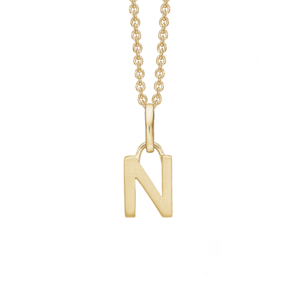 Bogstav halskæde N