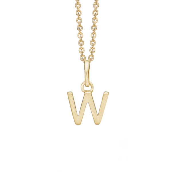 Bogstav halskæde W