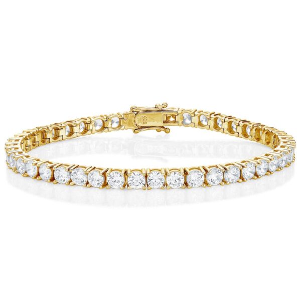 tennisarmbånd guld