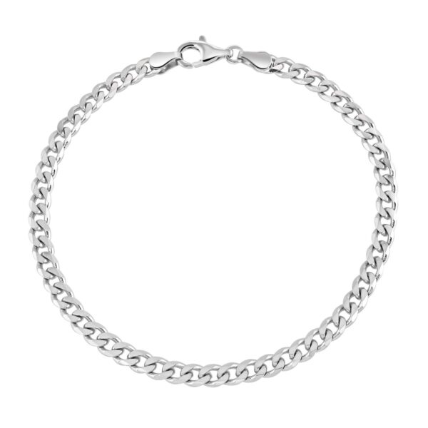 Silbernes Armband (Panzerkette) für Herren - 18, 19 & 21 cm