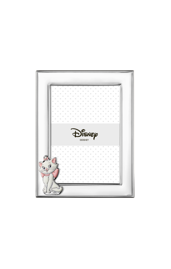 Disney Bilderrahmen mit Aristocats als Taufgeschenk für Mädchen – Maße 9x13 cm. Gravur möglich