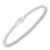 Echtes Silber-Tennisarmband