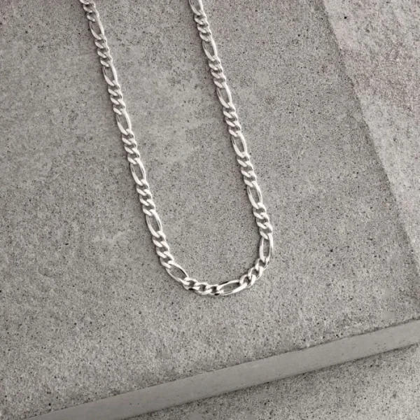 Figaro-Kette aus Silber