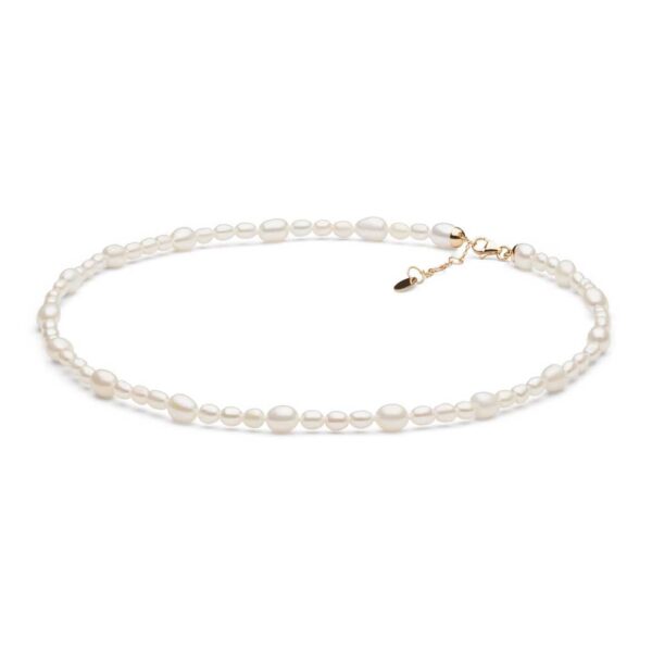 Perlenkette für Damen Gold