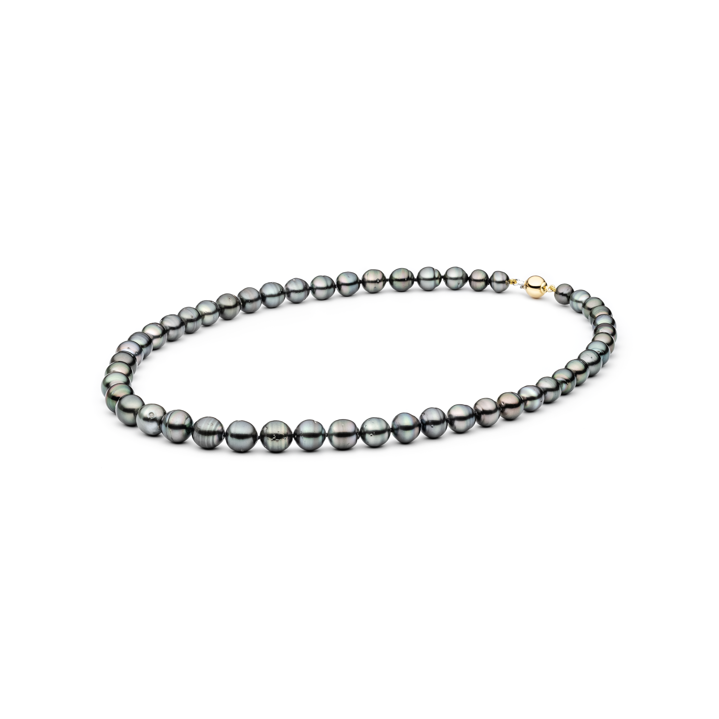 Perlenkette mit tahitischen Perlen – 50 cm