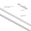 Wasserfestes silbernes Tennisarmband