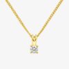 Halskette mit Diamant 0