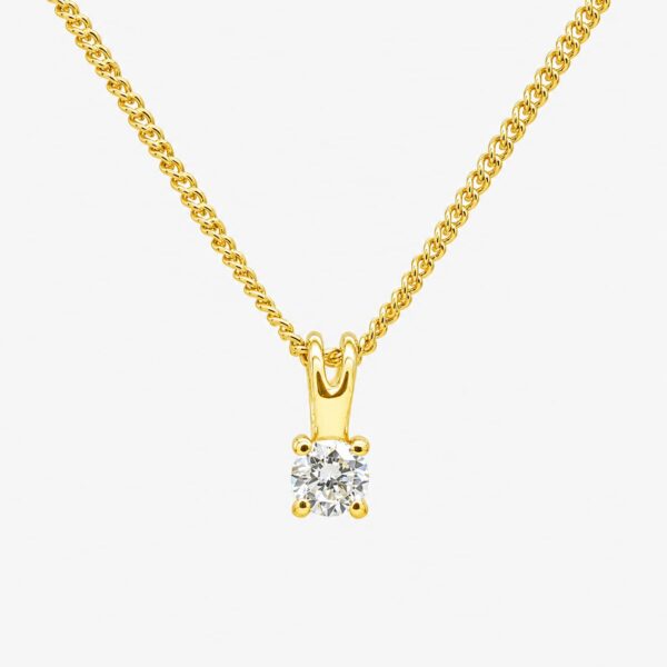 Halskette mit Diamant 0