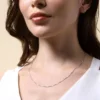 Silberne Venezia-Kette für Damen