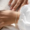Wasserfestes Tennisarmband aus Stahl