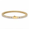 wasserfestes Tennisarmband Gold